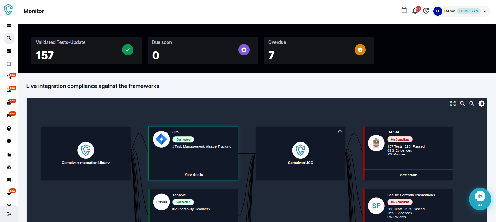 Complyan Integration Monitor